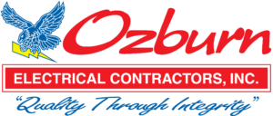 Ozburn Electric Logo Red