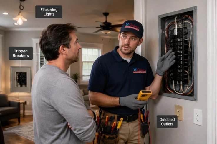 Common Electrical Problems a Covington Residential Electrician Can Fix